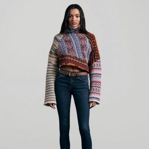 Rag and Bone High Rise Indigo Skinny Jeans